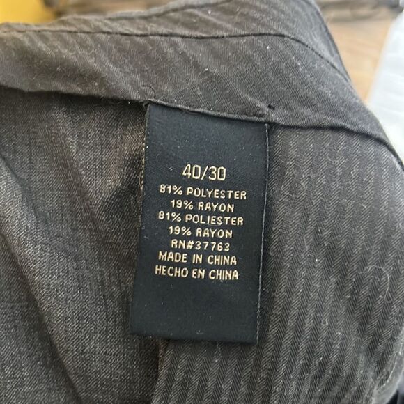 Axist Gray Relaxed Fit Dress Pants Slacks Size 40/30 Waist 40 - Picture 5 of 6